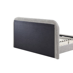 CBD8403-YO King Bed Frame - Olive Brown Boucle