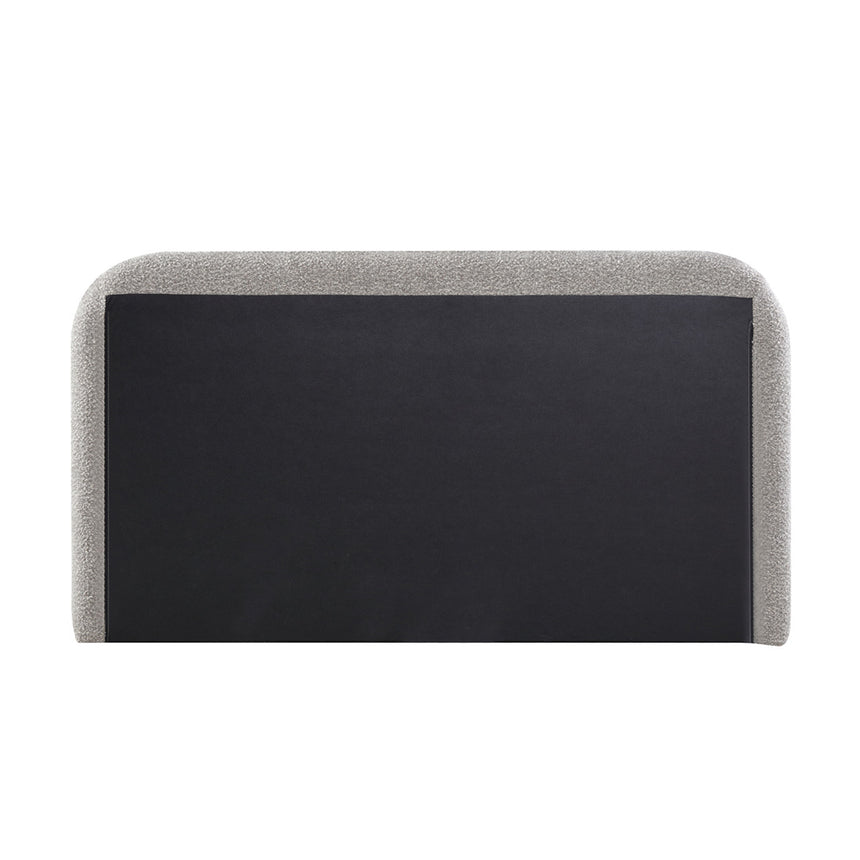 Queen Bed Frame - Olive Brown Boucle - View 15