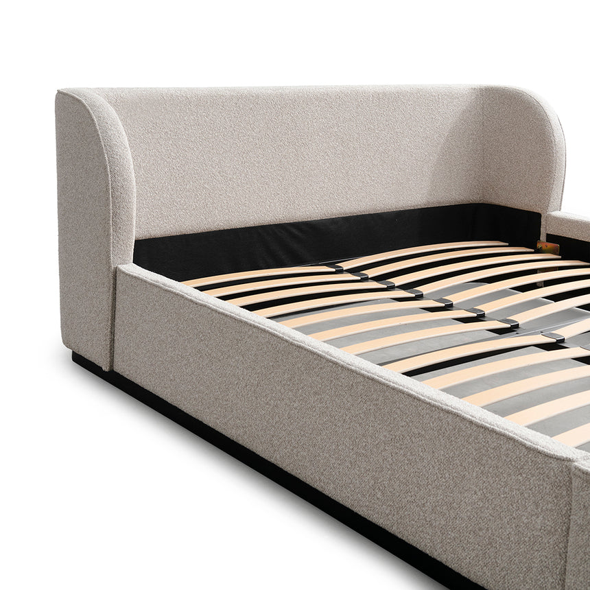 King Bed Frame - Clay Grey - View 6