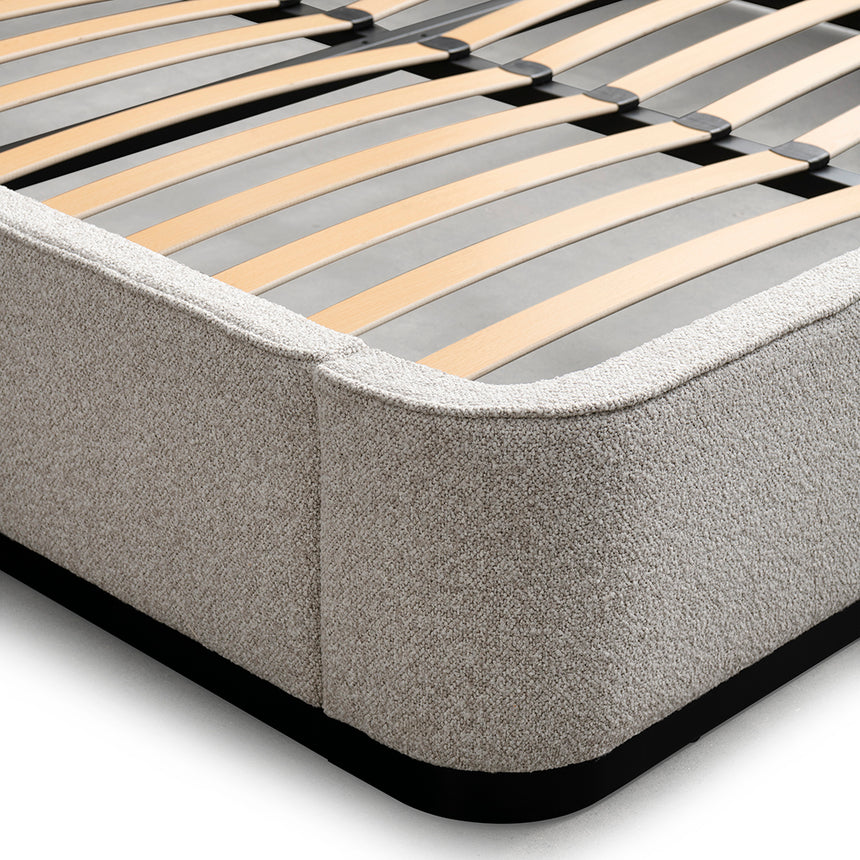 King Bed Frame - Clay Grey - View 7