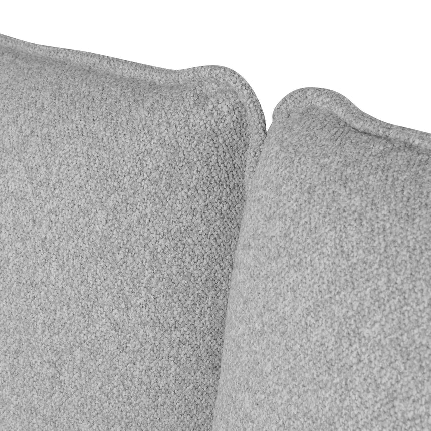 Fabric King Bed Frame - Clay Grey - View 14