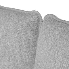 CBD8827-YO Fabric King Bed Frame - Clay Grey