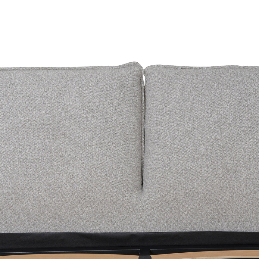 Fabric Queen Bed Frame - Clay Grey - View 9