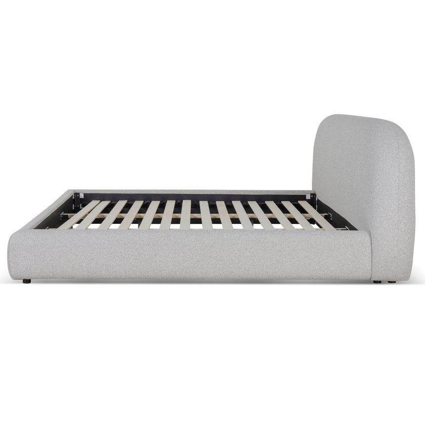 King Bed Frame - Clay Grey - View 3