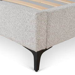 CBD8831-YO Fabric Queen Bed Frame - Clay Grey