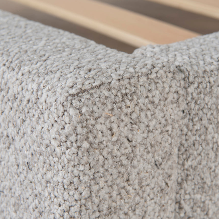 Fabric Queen Bed Frame - Clay Grey - View 13
