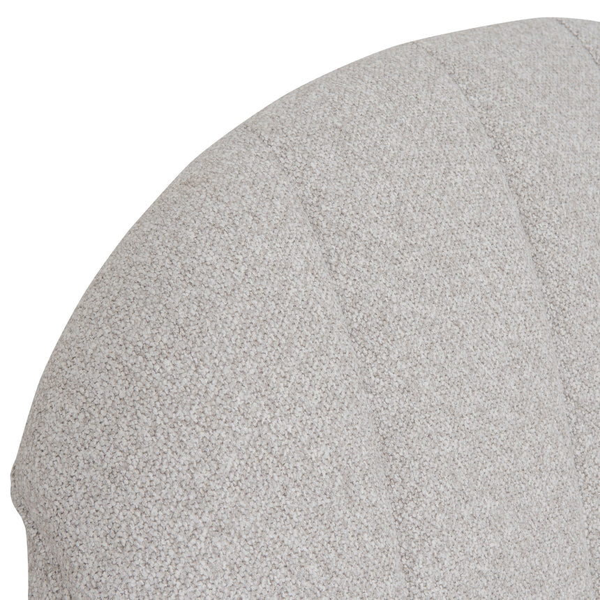 Fabric Queen Bed Frame - Clay Grey - View 8