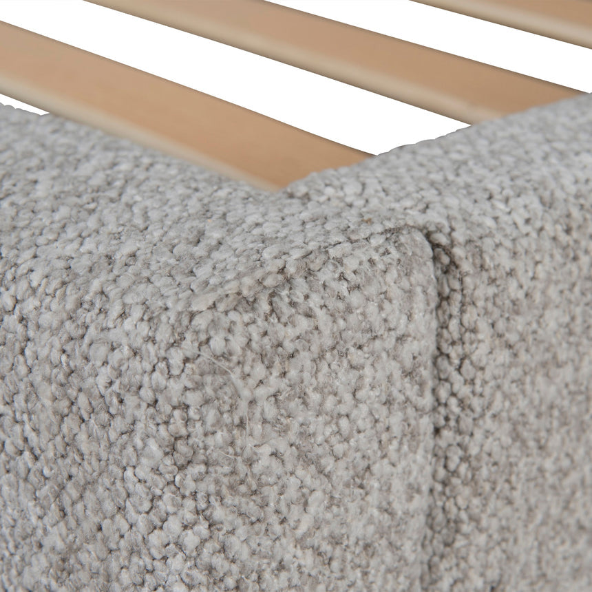 King Bed Frame - Clay Grey - View 9