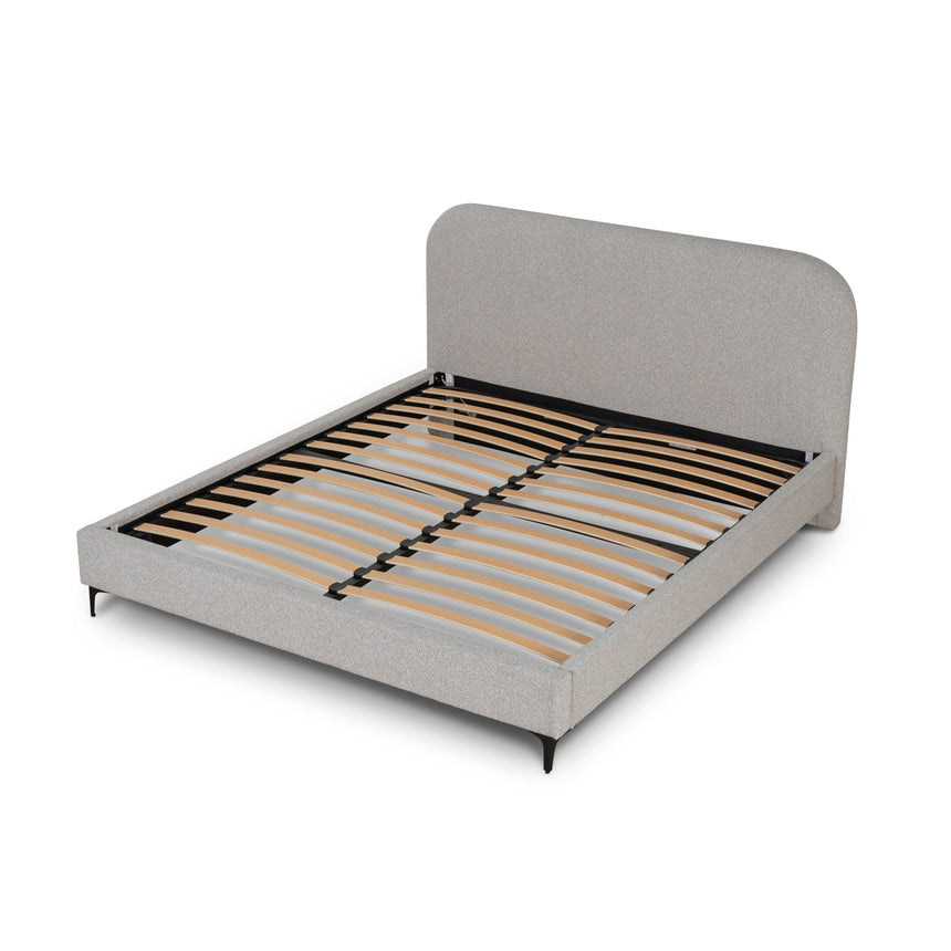 King Bed Frame - Clay Grey - View 2