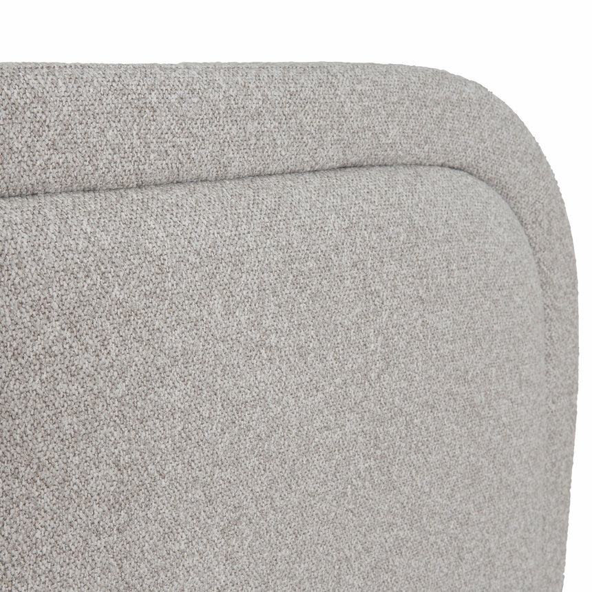 King Bed Frame - Clay Grey - View 11