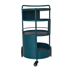 63cm Bar Cart | Navy Blue | Myka Home