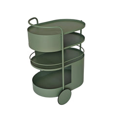 63cm Bar Cart | Sage Green | Myka Home