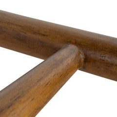 CBS10150-MY 65cm Coastal Beige Bar Stool - Walnut