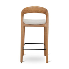 CBS10180-SD 65cm Natural Bar Stool - Beige (Set of 2)