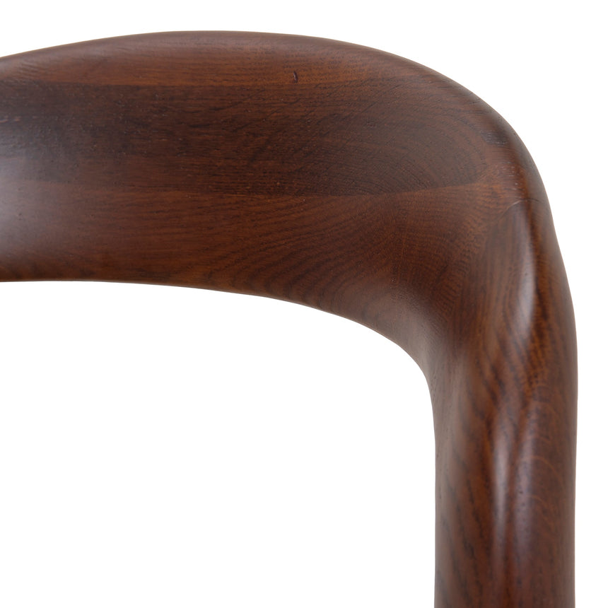 65cm Dark Brown Bar Stool - Beige (Set of 2) - View 12