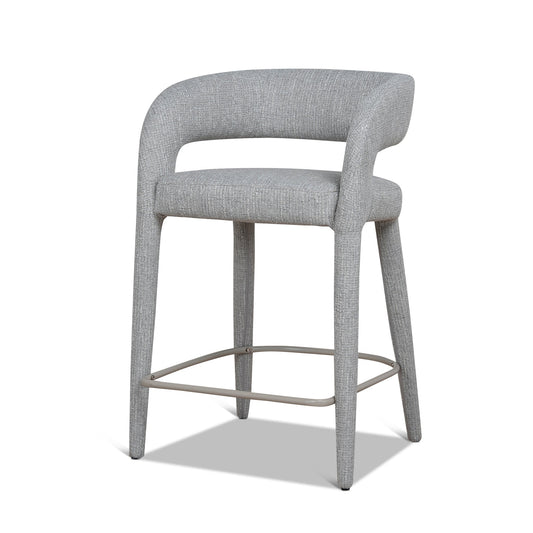 65CM Bar Stool | Chrome Grey | Myka Home