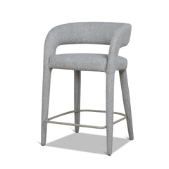 65CM Bar Stool | Chrome Grey | Myka Home