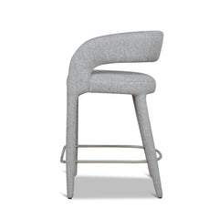 65CM Bar Stool | Chrome Grey | Myka Home