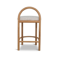 66cm Natural Bar Stool | Pale Beige | Myka Home