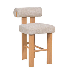 Natural Barstool | Pale Beige (Set of 2) | Myka Home