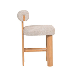 Natural Barstool | Pale Beige (Set of 2) | Myka Home