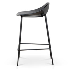 65cm Bar Stool | Full Black | Myka Home