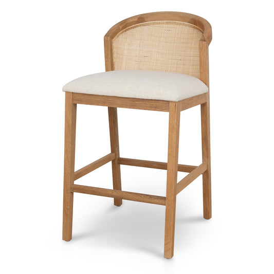 Fabric Barstool | Dawn Beige | Myka Home