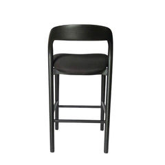 65cm Bar Stool | Full Black | Myka Home