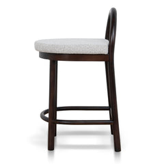 66cm Brown Bar Stool | Clay Grey | Myka Home