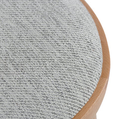 Ex Display - CBS6665-SD 65cm Bar Stool - Natural with Grey Seat