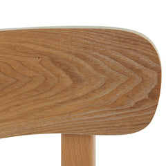 Ex Display - CBS6665-SD 65cm Bar Stool - Natural with Grey Seat