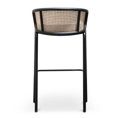 CBS6766-SD 75cm Fabric Bar Stool - Black Legs