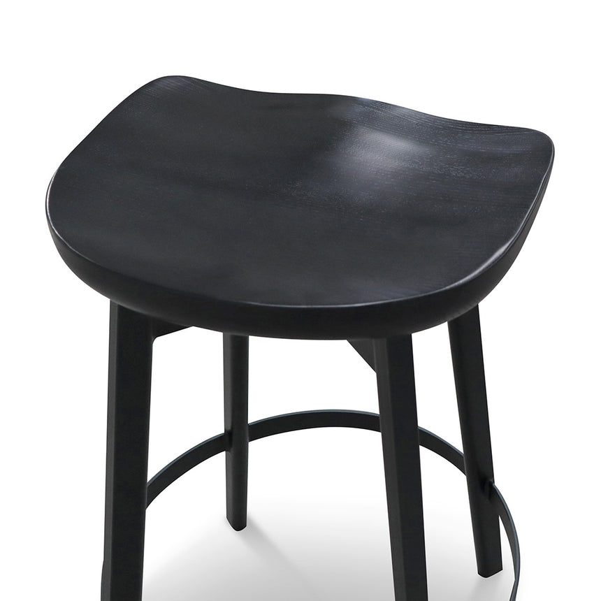 65cm Bar Stool - Black - View 3