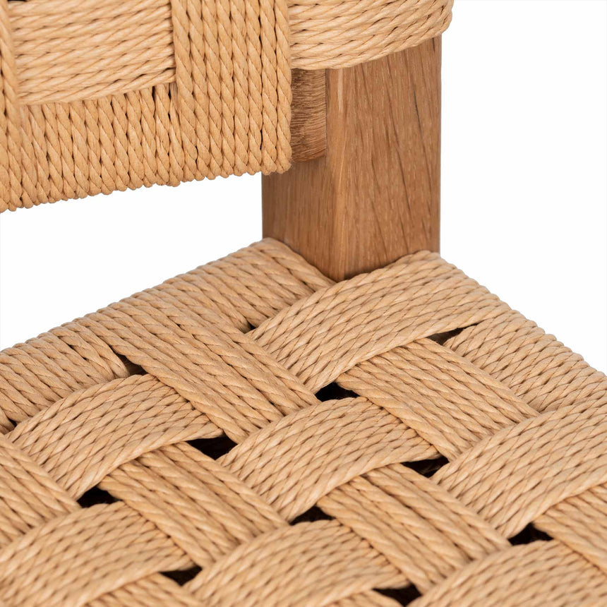 Rattan Bar Stool - Natural - View 8