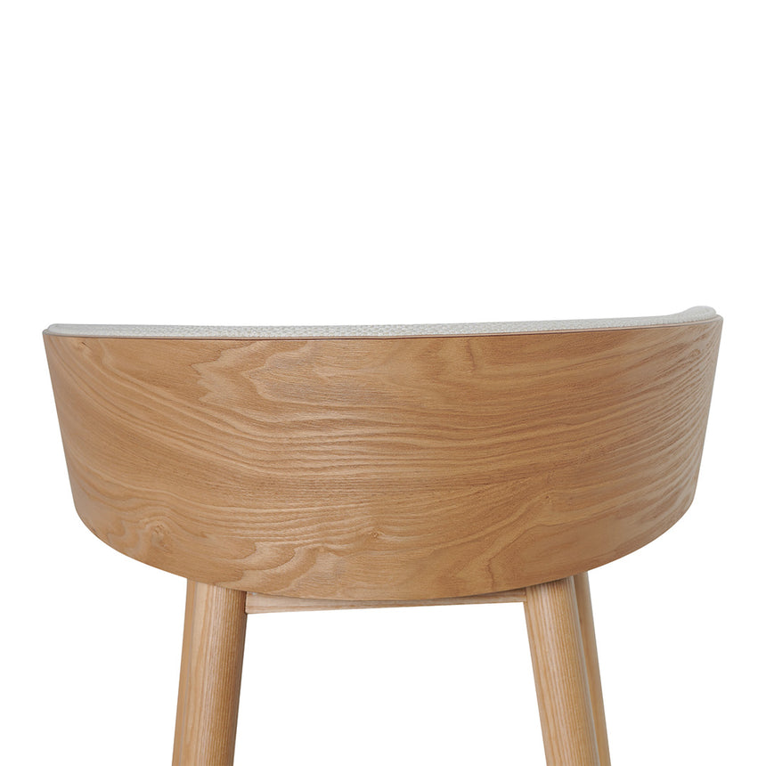 65cm Natural Bar Stool - Beige - View 9