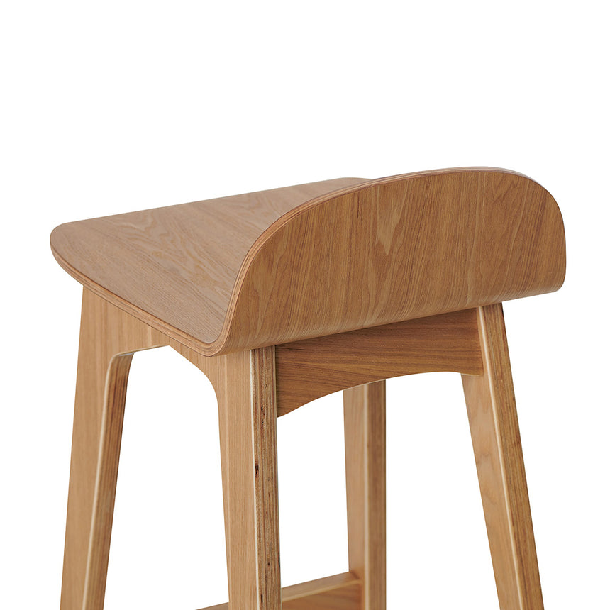 65cm Bar Stool - Natural - View 6