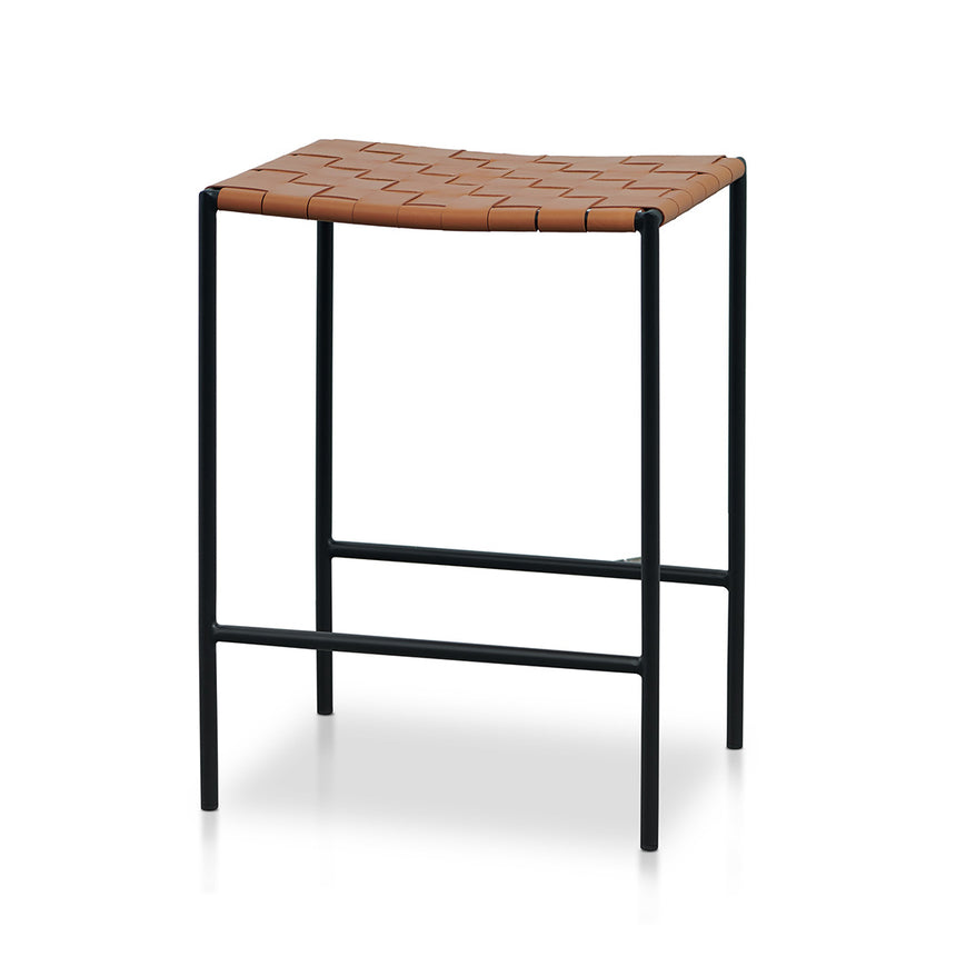 Black Frame Bar stool - Tan (Set of 2) - View 2