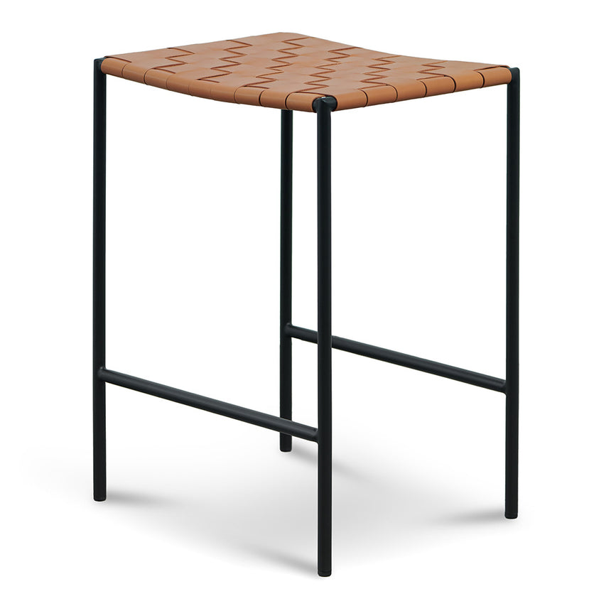 Black Frame Bar stool - Tan (Set of 2) - View 4