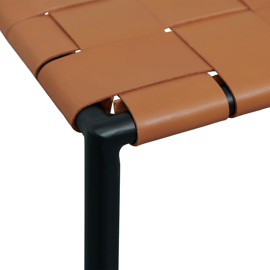Black Frame Bar stool - Tan (Set of 2) - View 5