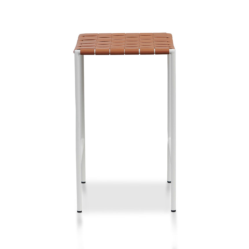 White Frame Bar stool - Tan (Set of 2) - View 10
