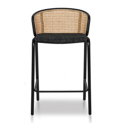 CBS8376-SD Fabric Bar Stool - Black Legs (Set of 2)