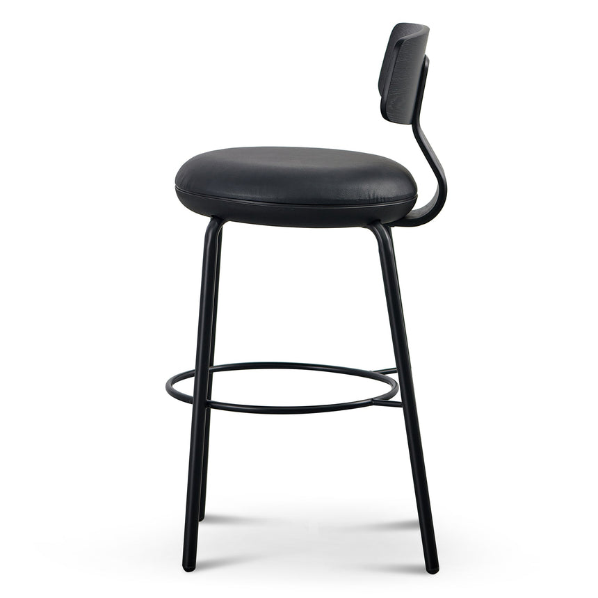 Bar Stool - Full Black - View 9