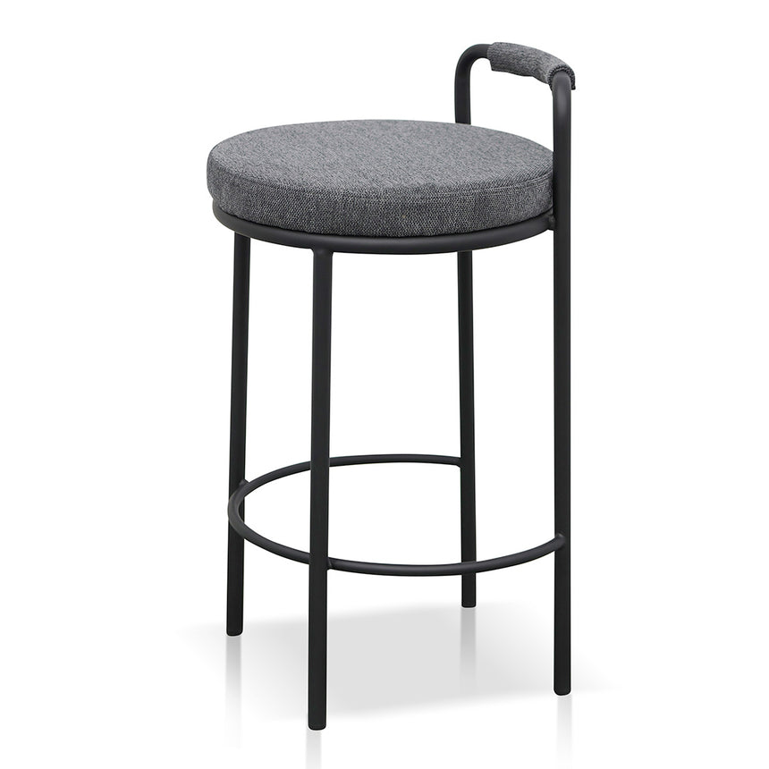 x2 65cm Bar Stool - Charcoal Grey (Set of 2) - View 4