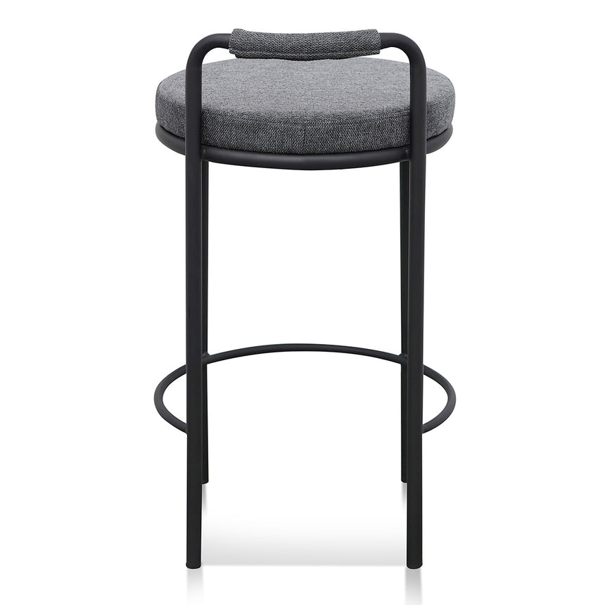 x2 65cm Bar Stool - Charcoal Grey (Set of 2) - View 6
