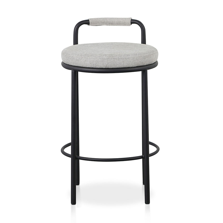 x2 65cm Bar Stool - Coastal Light Grey (Set of 2) - View 3