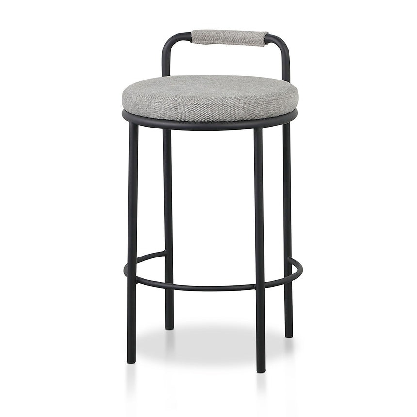 x2 65cm Bar Stool - Coastal Light Grey (Set of 2) - View 2