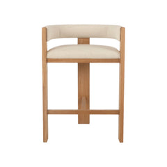 Ex Display - CBS8597-LJ Natural Barstool - Light Beige