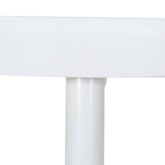 CBS8851-NHx2 65cm Timber Seat Bar Stool - White (Set of 2)
