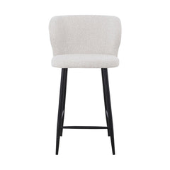 CBS8903-ST 65cm Bar Stool - Pearl Grey Boucle (Set of 2)