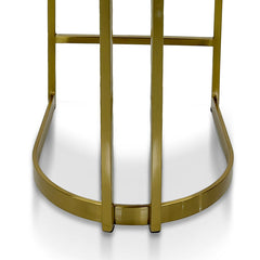 Ex Display - CBS8924-BS Silver Grey Boucle Bar Stool - Golden Base